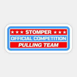 Stomper 4x4 official competition pulling team Sticker